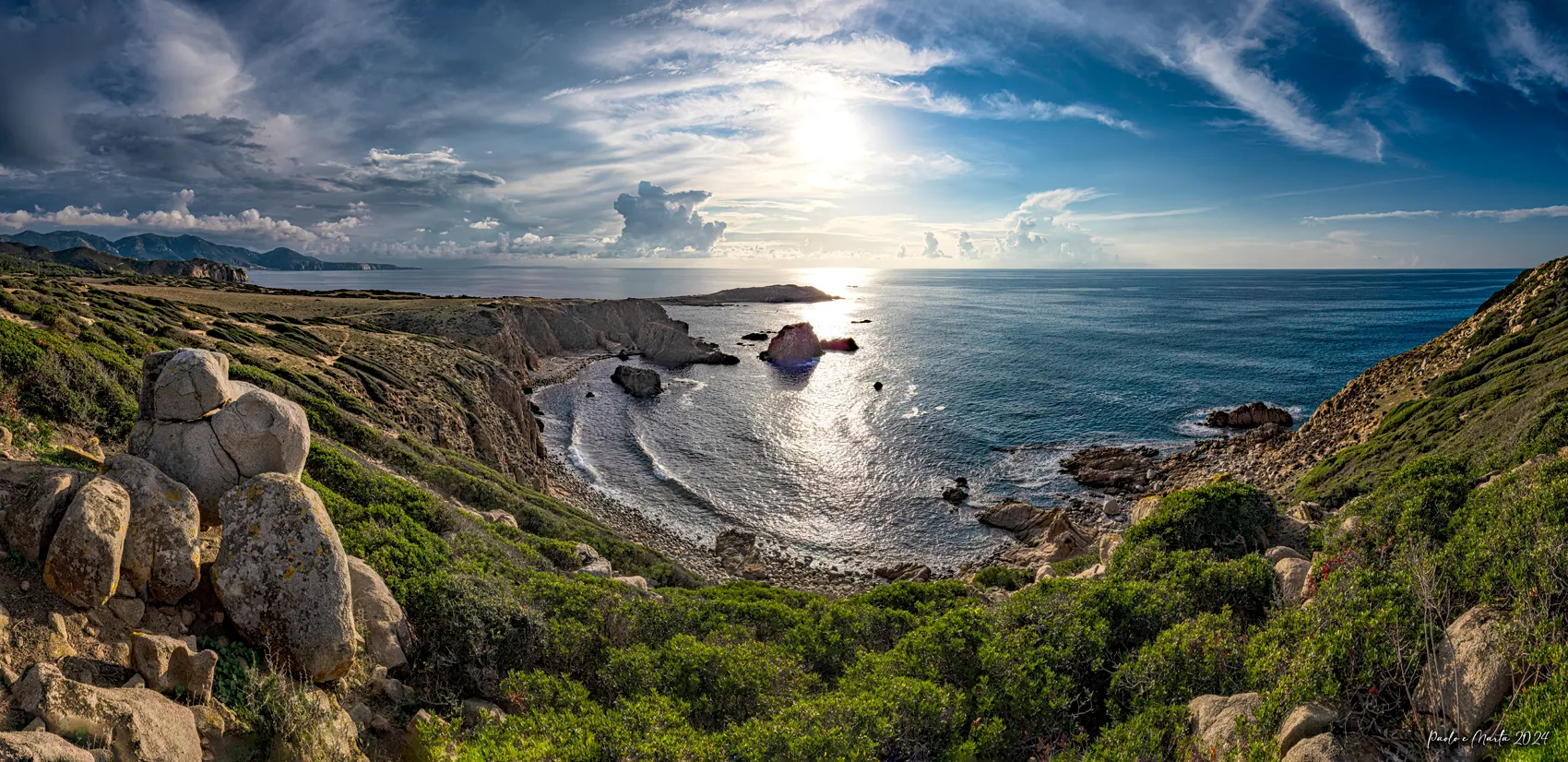 Capo Pecora controluce